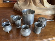 Peltro Oggetti Ciotole Vasi