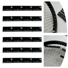 Set Nastro per Regolazione Pesi Racchetta Tennis 6 Pezzi Materiale Silicone