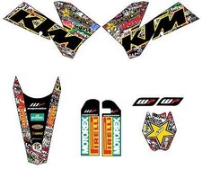 Kit adesivi per ktm 2005-07