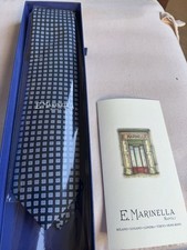 E.Marinella Cravatta Micro Fantasia  Nuova Con Scatola