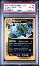 Tyranitar Reverse Foil Expedition 066 66 PSA 6 EXC-MT - Italiano ITA