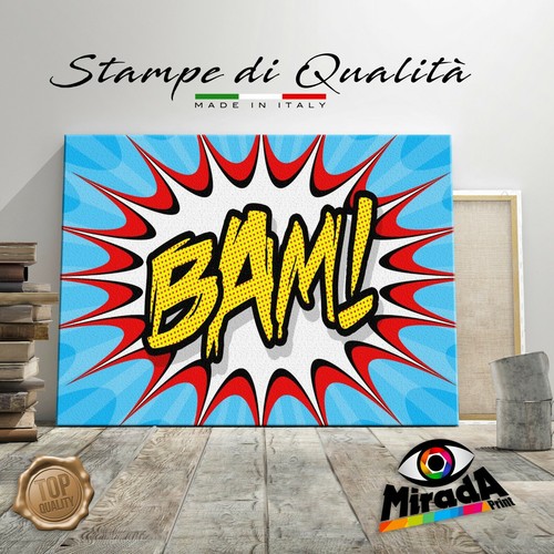 Quadro roy lichtenstein bam - quadro,