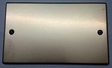 Placca Bronzata Cieca x serie