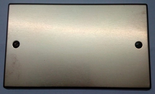 Placca bronzata cieca - bronzata,