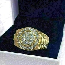 Anello da uomo con fede