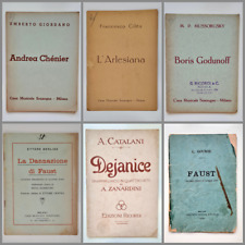 LOTTO DI 6 LIBRETTI D'OPERA -