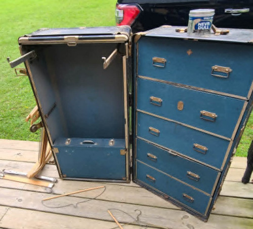 Armadio bauletto vintage