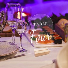 Porta insegna da tavolo