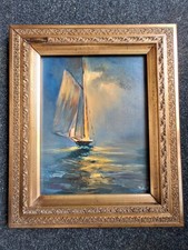 Dipinto olio originale sole