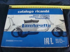 MANUALE LAMBRETTA INNOCENTI CATALOGO RICAMBI 175 TV 125 LI 150