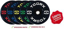 Toorx Disco Bumper Training da 5 a 25kg foro 50mm ghisa bilancieri pesi olimpici
