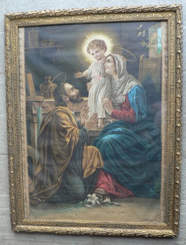 Arazzo firmato raffigurante