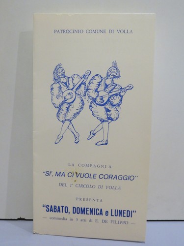 Vecchio depliant commedia - vecchio,