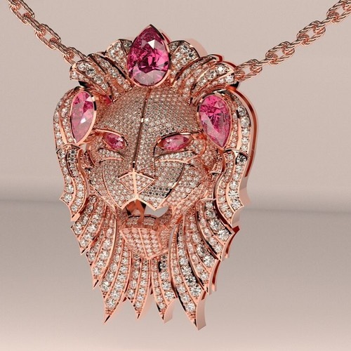 Ciondolo uomo moissanite