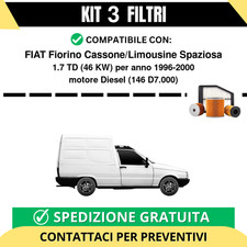 Kit 3 Filtri Tagliando per