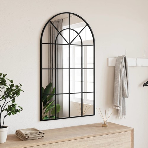 Specchio parete nero 40x80 - nero,
