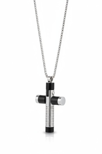 Collana uomo acciaio - uomo,