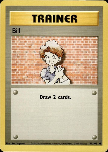 Pokemon set base bill comune - set,