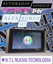 AUTORADIO ANDROID 13 COMPLETO PER ALFA ROMEO 147  RAM 4 GB 32 ROM CARPLAY