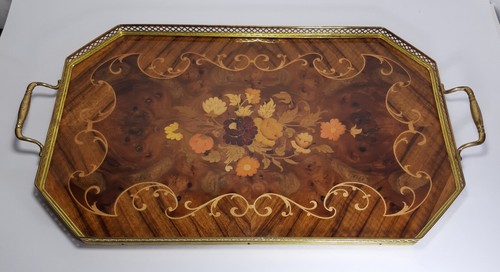 Grande vassoio vintage legno - vassoio,