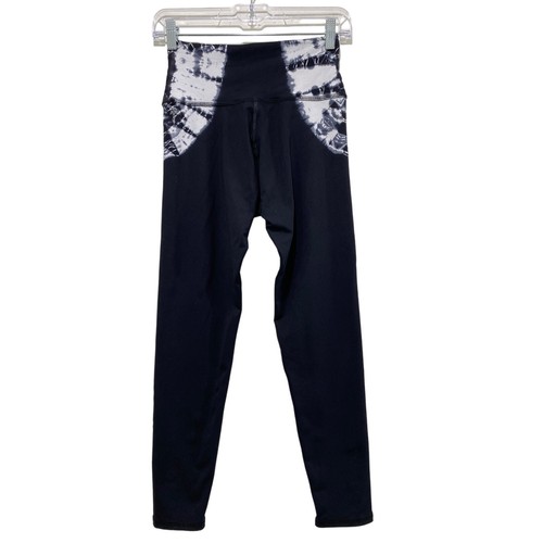 Leggings neri elettrici rosa - leggings,