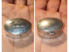 Lotto porta pillole argento - lotto,