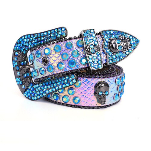 Cintura donna western strass