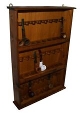 Porta pipe da parete in legno