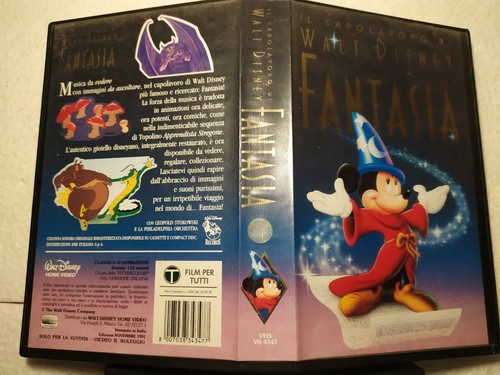 Walt disney vhs fantasia - disney,