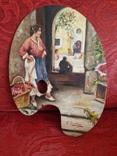 Tavolozza dipinta ad olio