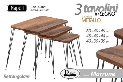 Set tavolini tavolo legno - tavolo,