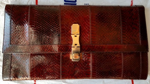 Borsa busta vera lucertola - in,