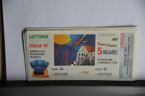 Biglietto lotteria nazionale - lotteria,