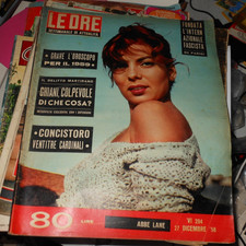LE ORE 27 DICEMBRE 1958 ABBE