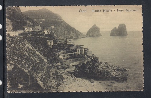 Cartolina capri marina - capri, piccola