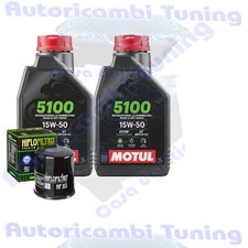 Kit Tagliando Olio Motul 5100 15W50 Per Polaris ATV 325 Magnum 2x4 4x4 2000>2002