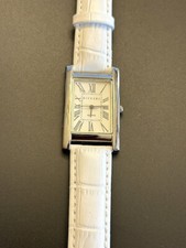 Orologio vintage donna marca BIVOUAC anni 1980 quadrante bianco.