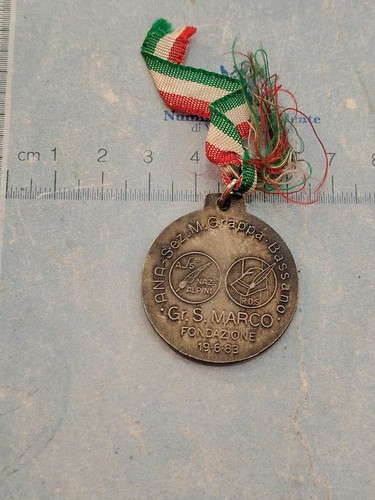 Medaglia alpini bassano del - medaglia,