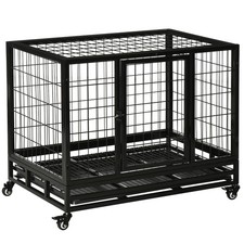Pawhut gabbia box per - gabbia, cani