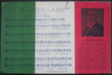 LA MARSEILLAISE marsigliese cartolina FP viaggiata retro non diviso