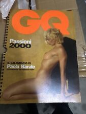 CALENDARIO GQ 2000 PAOLA BARALE