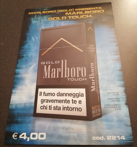 Marlboro gold touch depliant - touch,