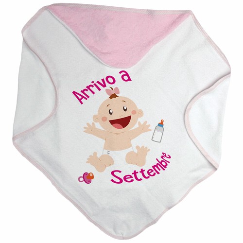 Accappatoio triangolo neonata