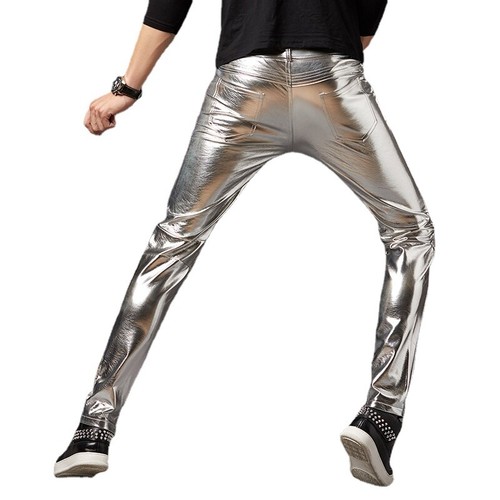 Pantalone uomo ecopelle