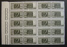 1955 Italia Blocco 10 Valori