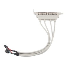 Doppia scheda madre 9Pin intestazione a 4 porte USB 2.0 PCI Staffa femmina 5904