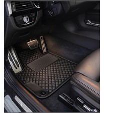 Faux Leather Quilted Floor
