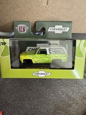 Blazer m2 machines 1973 Chevy K5 - Bersaglio esclusivo - Fiamme verdi - VHTF 1:64