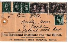 Rimorchio per pacchi UK Institute for the Blind Reigate 1937 5p