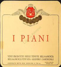 I PIANI - SELLA E MOSCA - ETICHETTA VINO